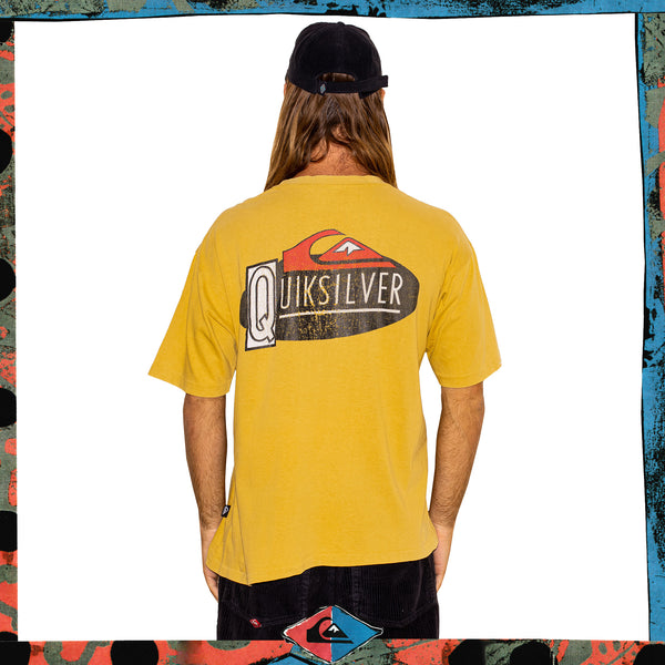 1990's Quiksilver Spellout Graphic Tee (L-XL)