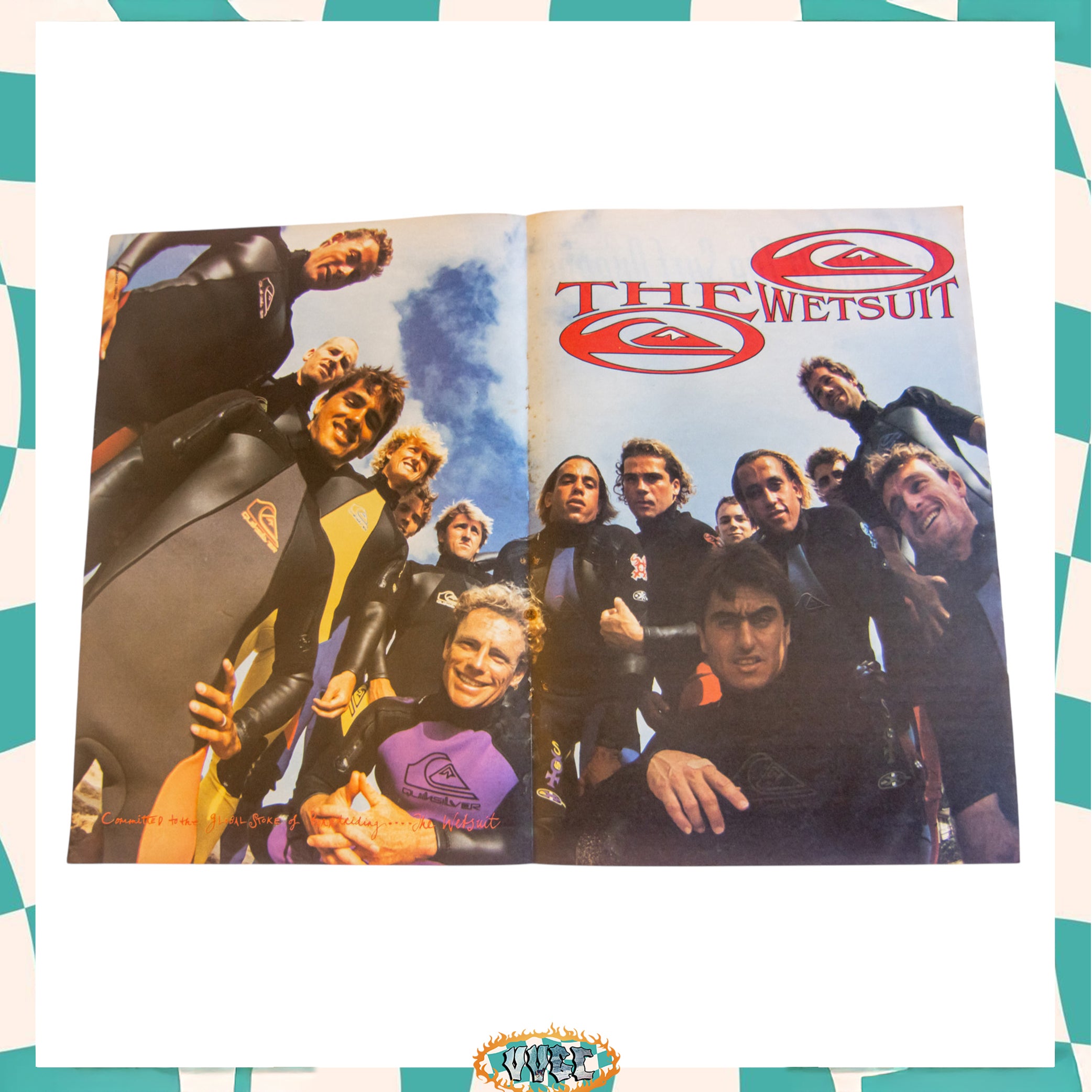 90's Quiksilver "The Wetsuit" Poster
