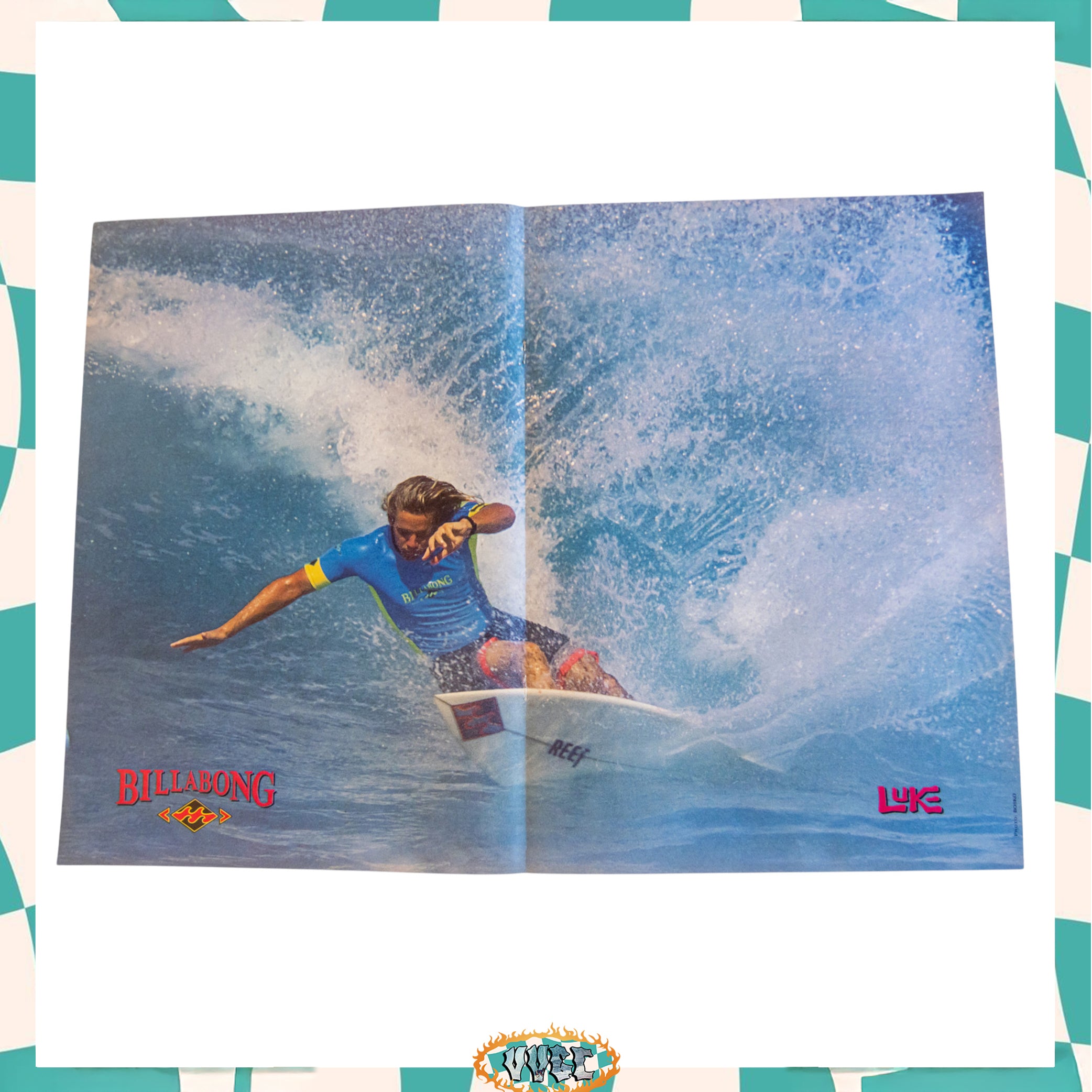 90's Billabong "Luke Egan" Poster