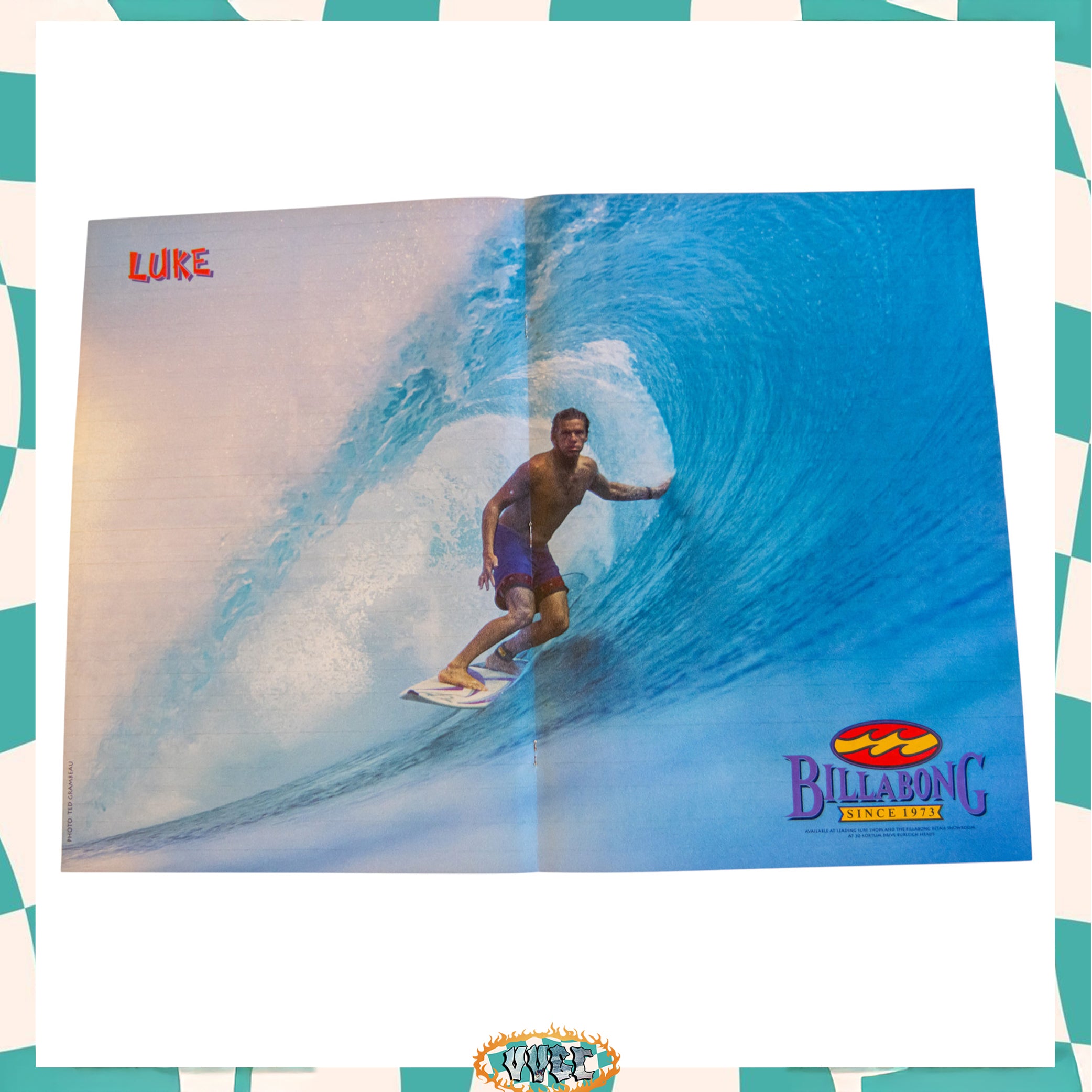 90's Billabong "Luke Egan" Poster