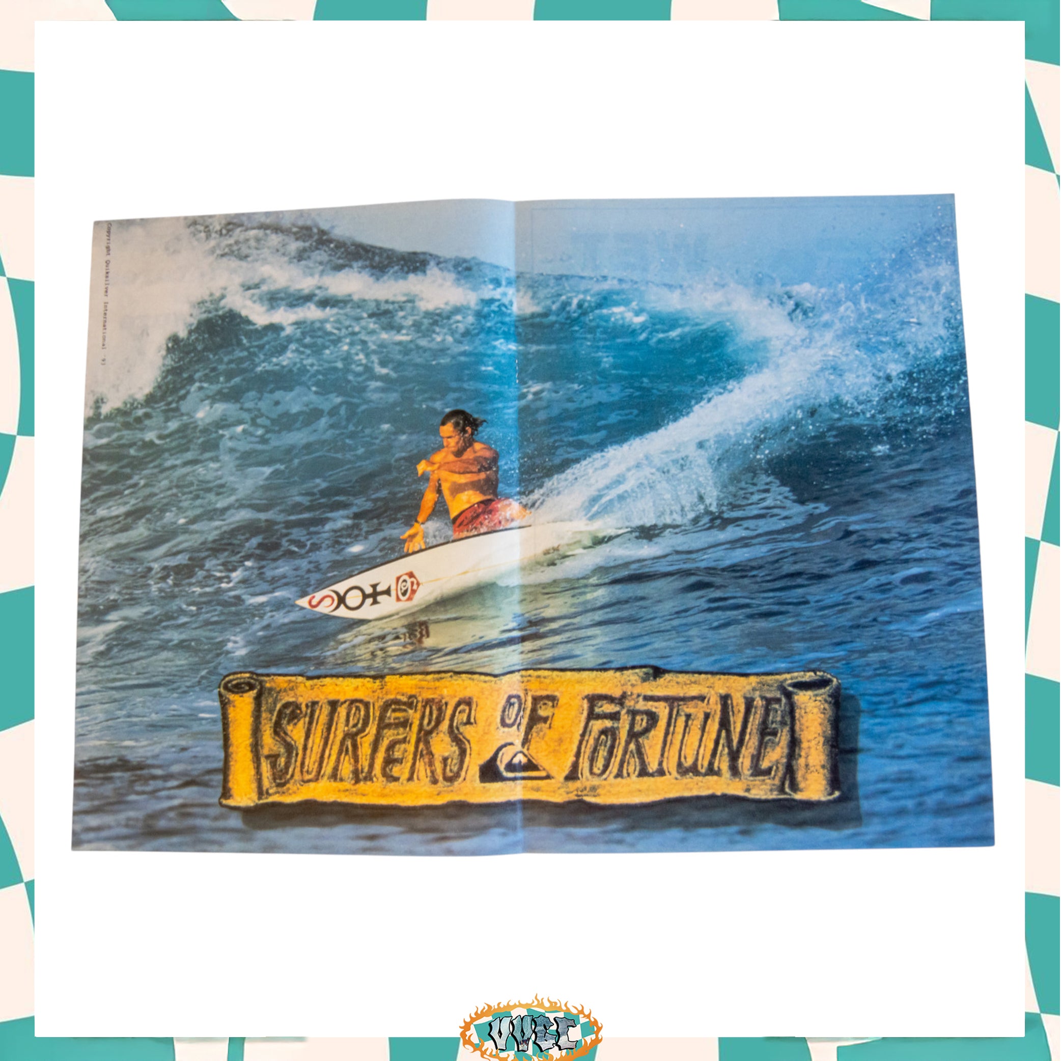 90's Quiksilver "Surfers Of Fortune" Poster