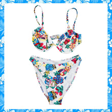 Load image into Gallery viewer, 1990&#39;s FINCH Floral Bikini Set (S)
