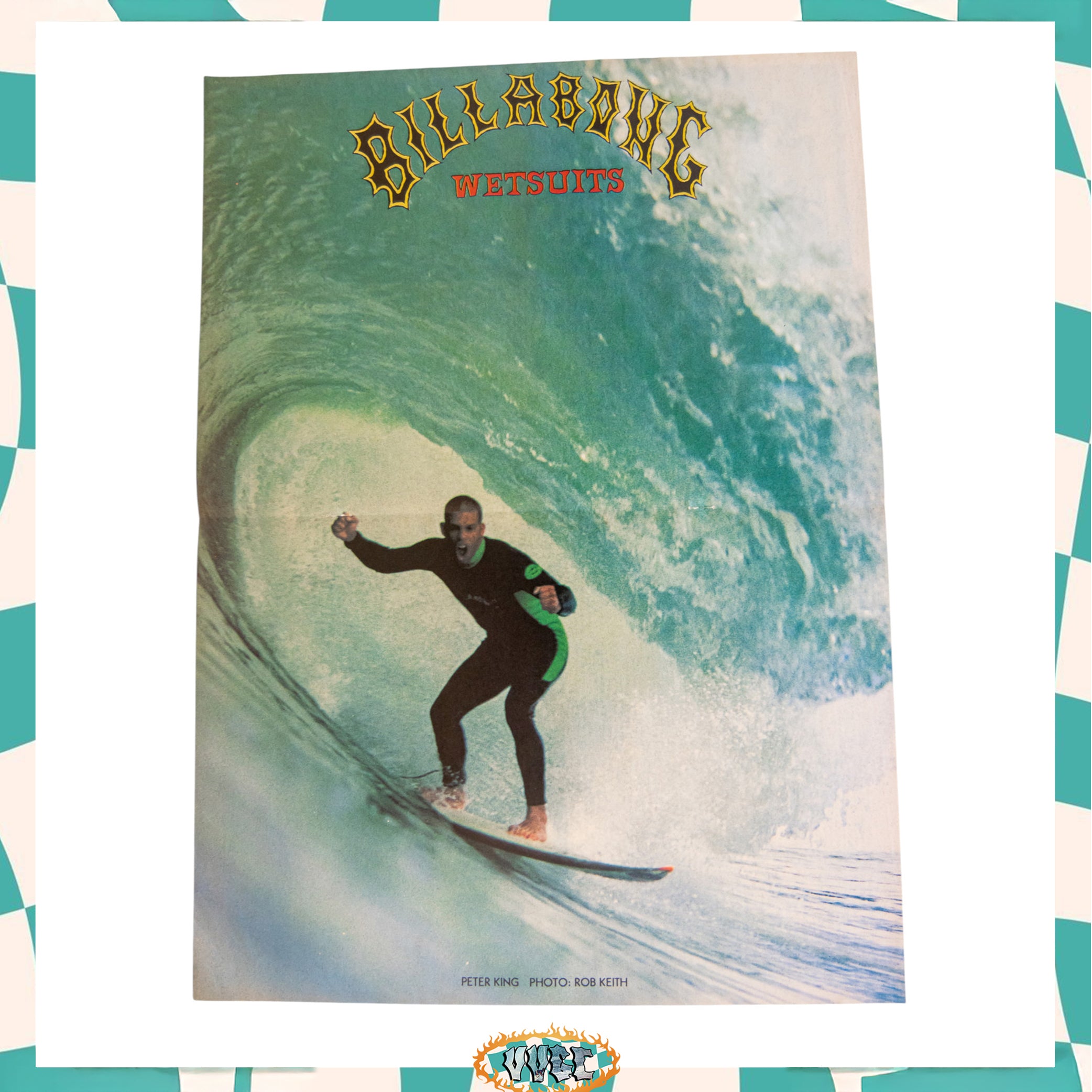 90's Billabong "Peter King" Poster
