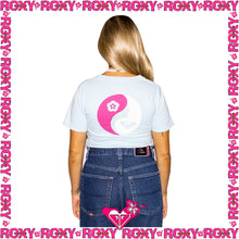 Load image into Gallery viewer, Y2K Roxy &quot;Yin &amp; Yang&quot; Baby Tee (S)

