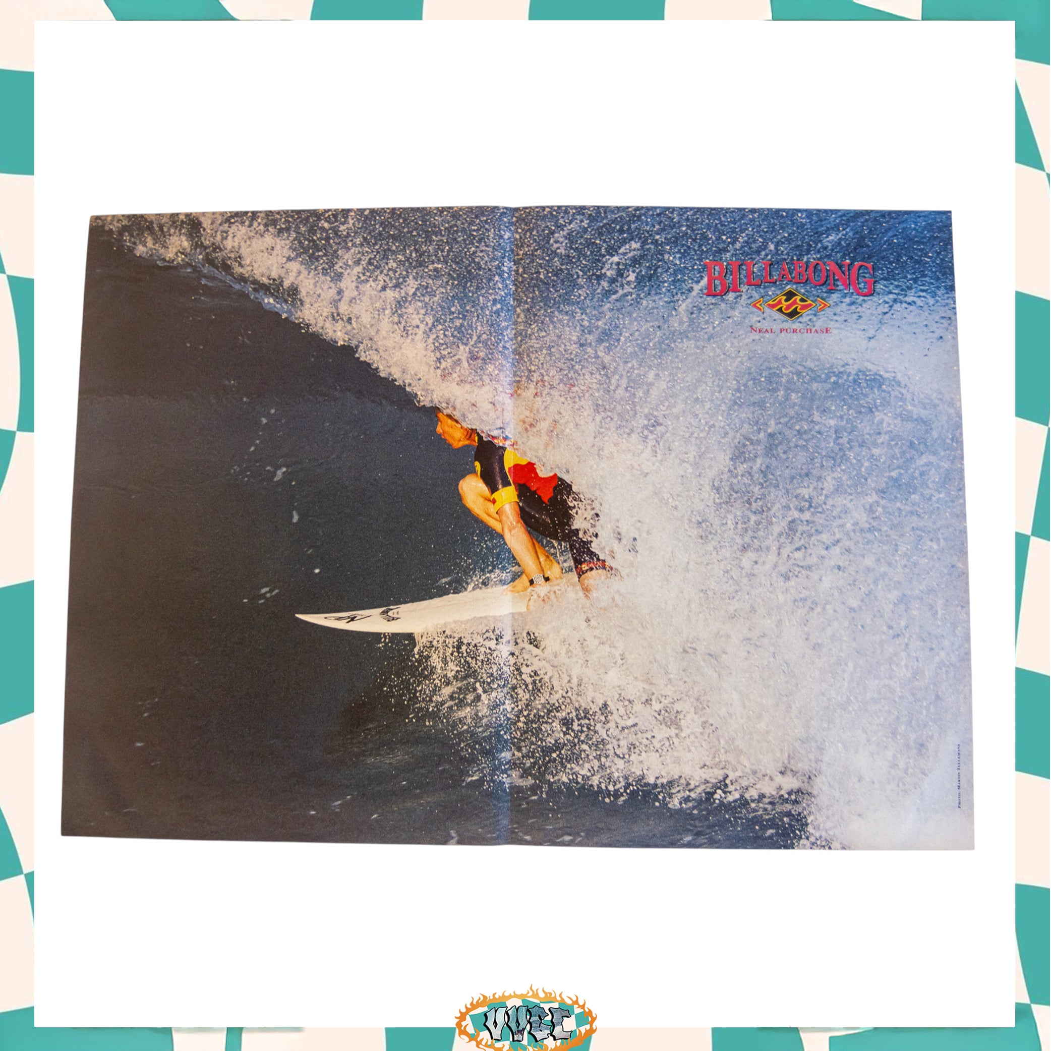 90's Billabong "Neal Purchase" Poster