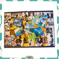 90's Quiksilver Collage Poster