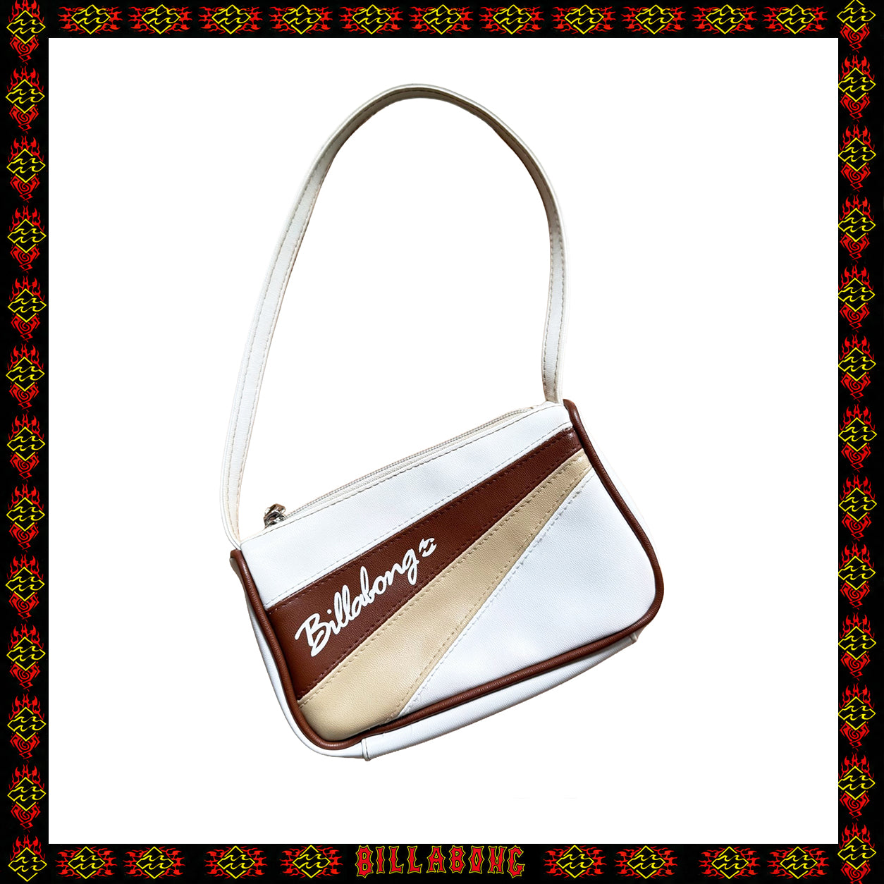 Y2K Billabong Vinyl Shoulder Bag
