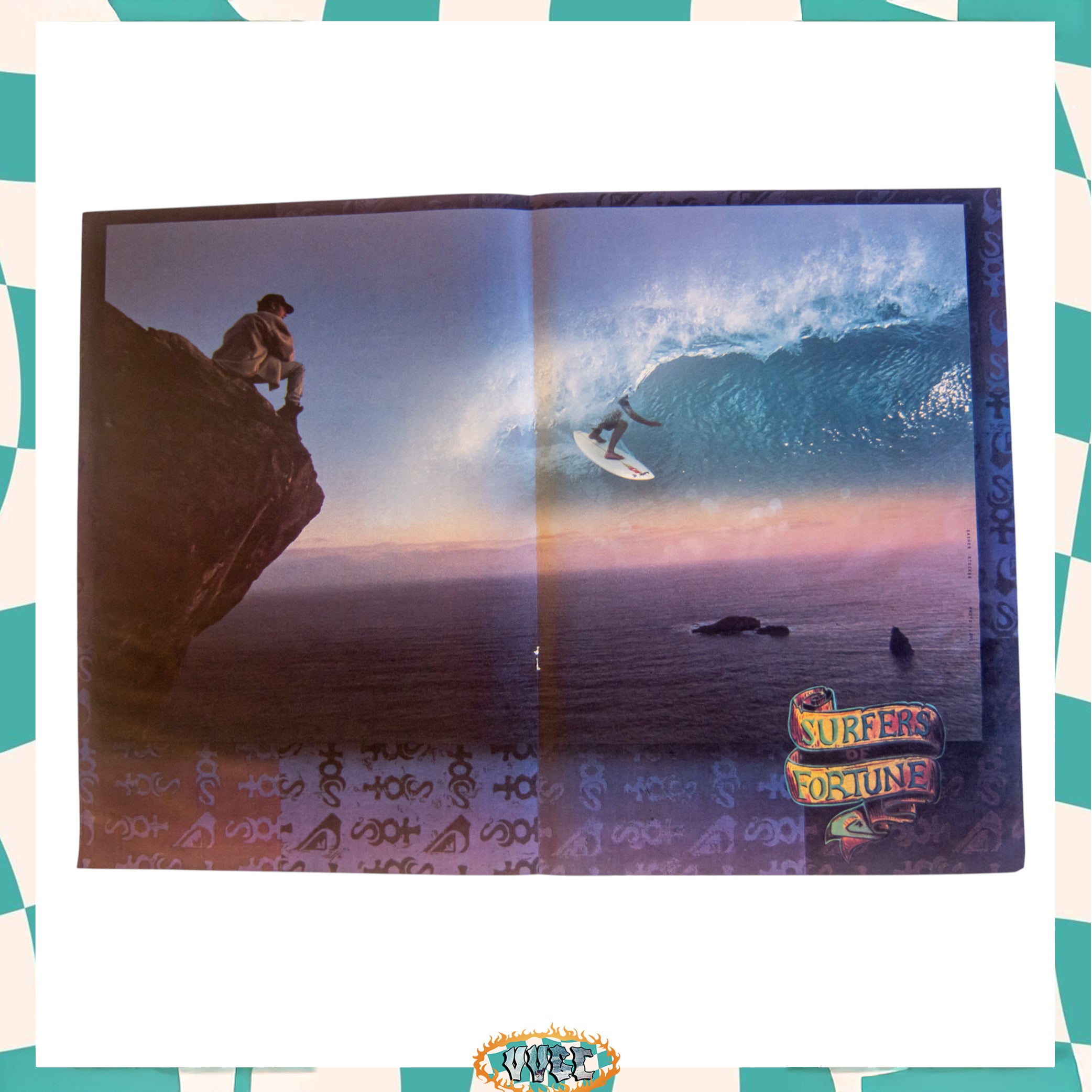 90's Quiksilver "Surfers Of  Fortune" Poster