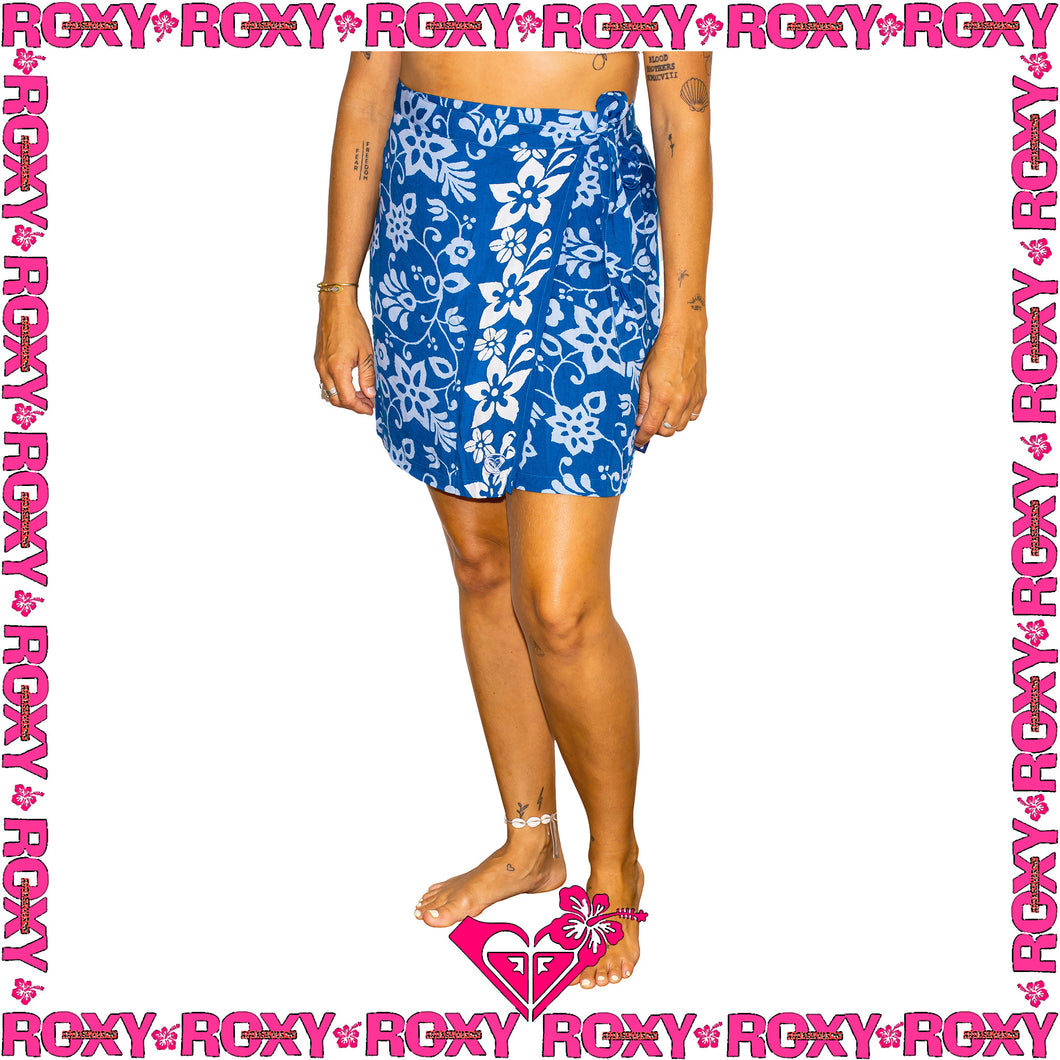 1990's Roxy Floral Wrap Skirt (M)
