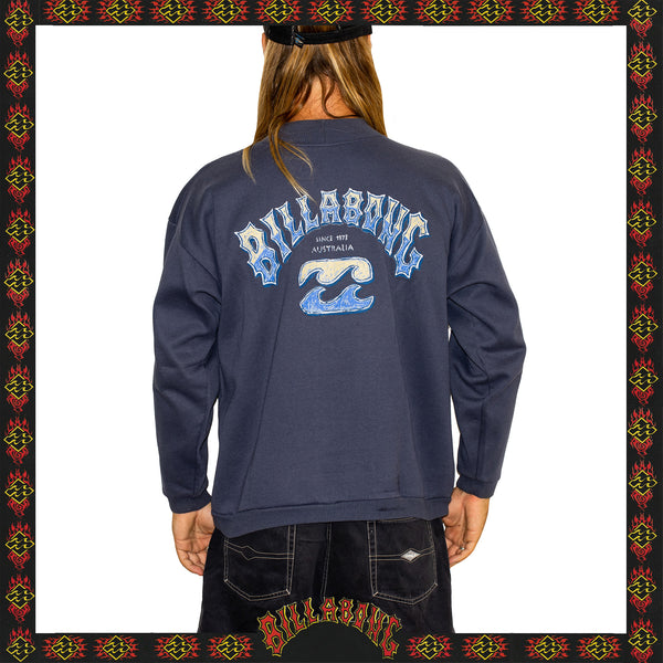 1996 Billabong Spellout Mockneck Sweatshirt (L)