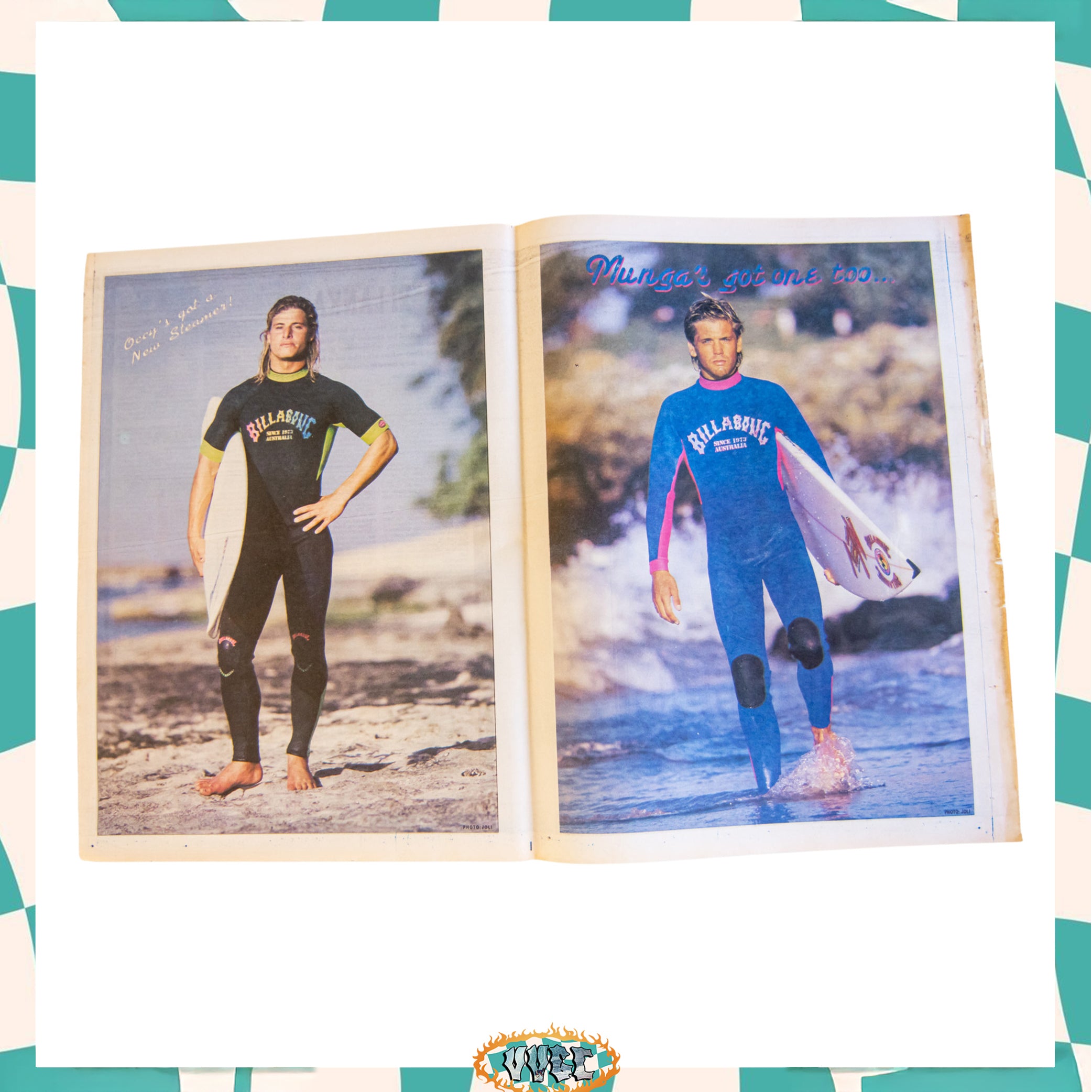 80's Billabong "Occy/Munga" Poster