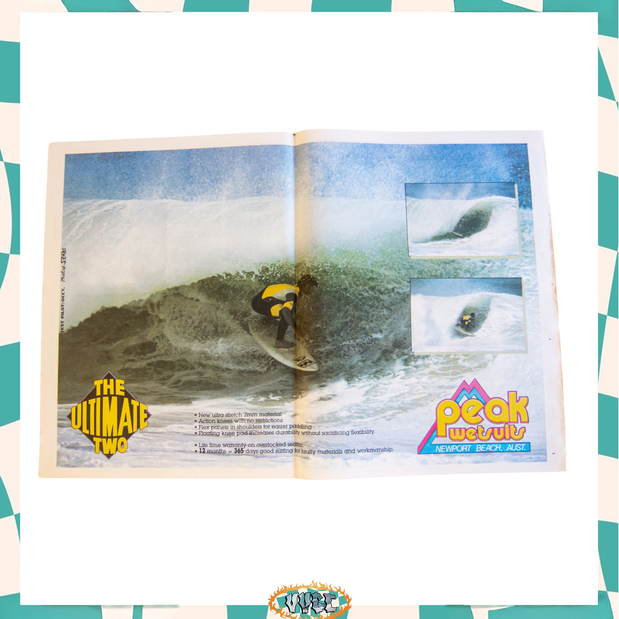 80's Peak Wetsuits Poster