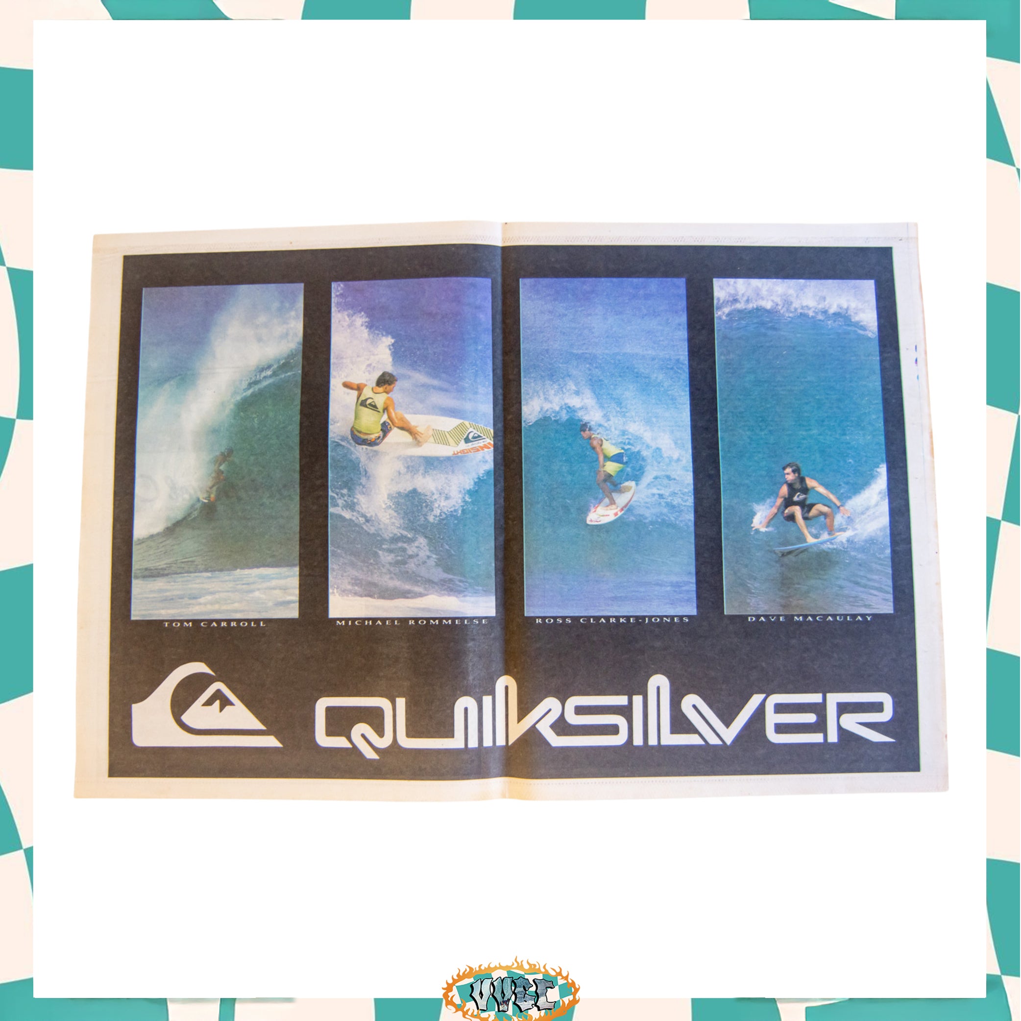 80's Quiksilver Poster