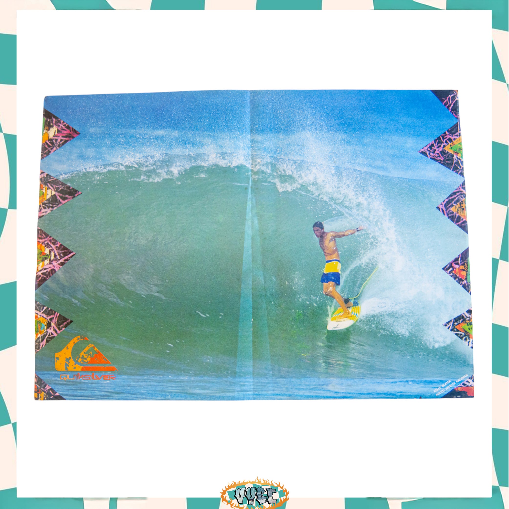 90's Quiksilver "Kelly Slater" Poster