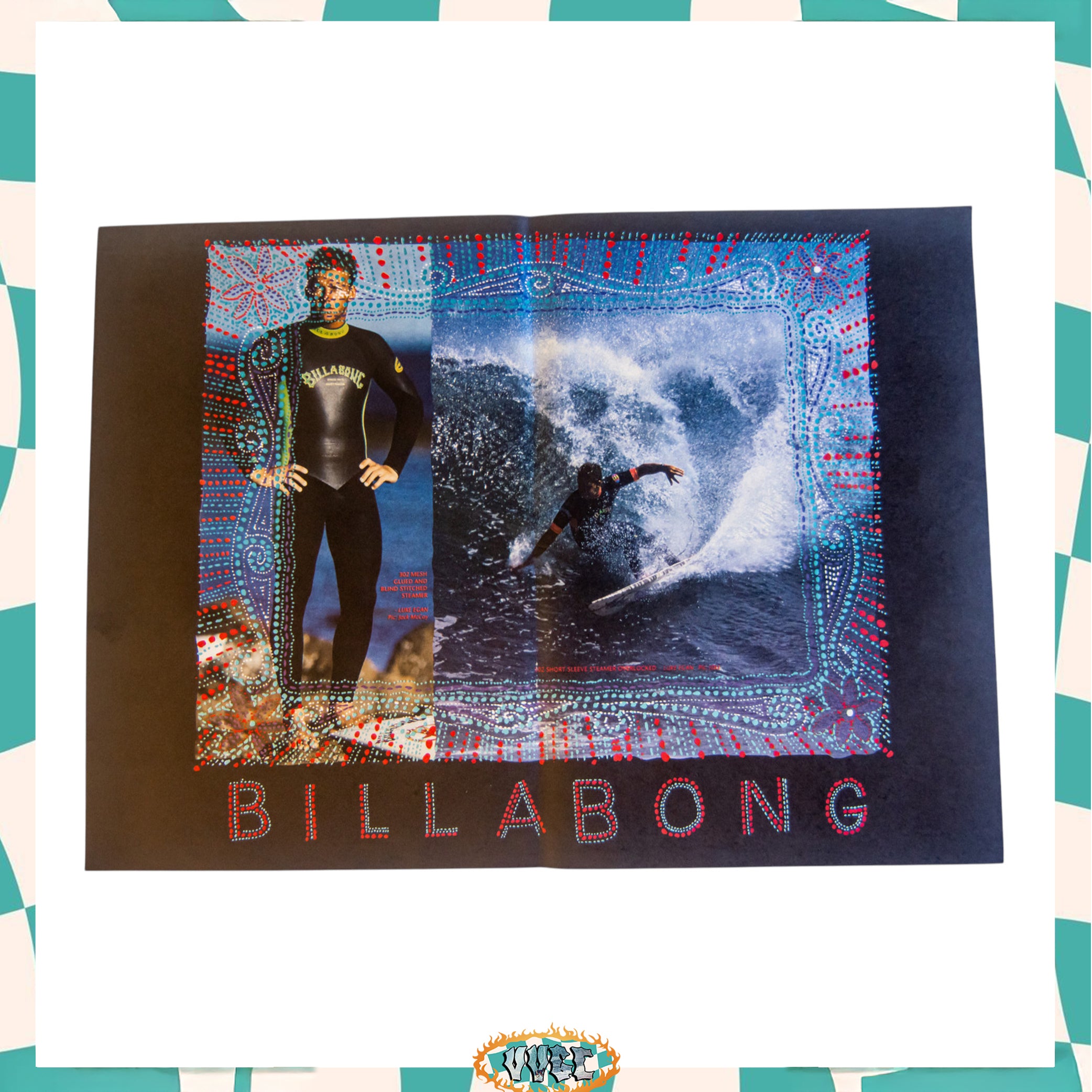 90's Billabong "Indigenous" Poster