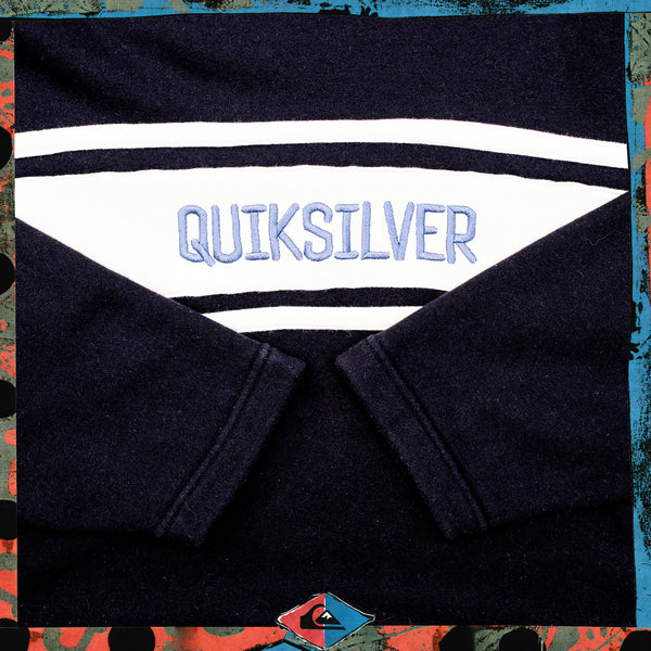 1990's Quiksilver Spellout "Two Toned" Sweatshirt (XL)
