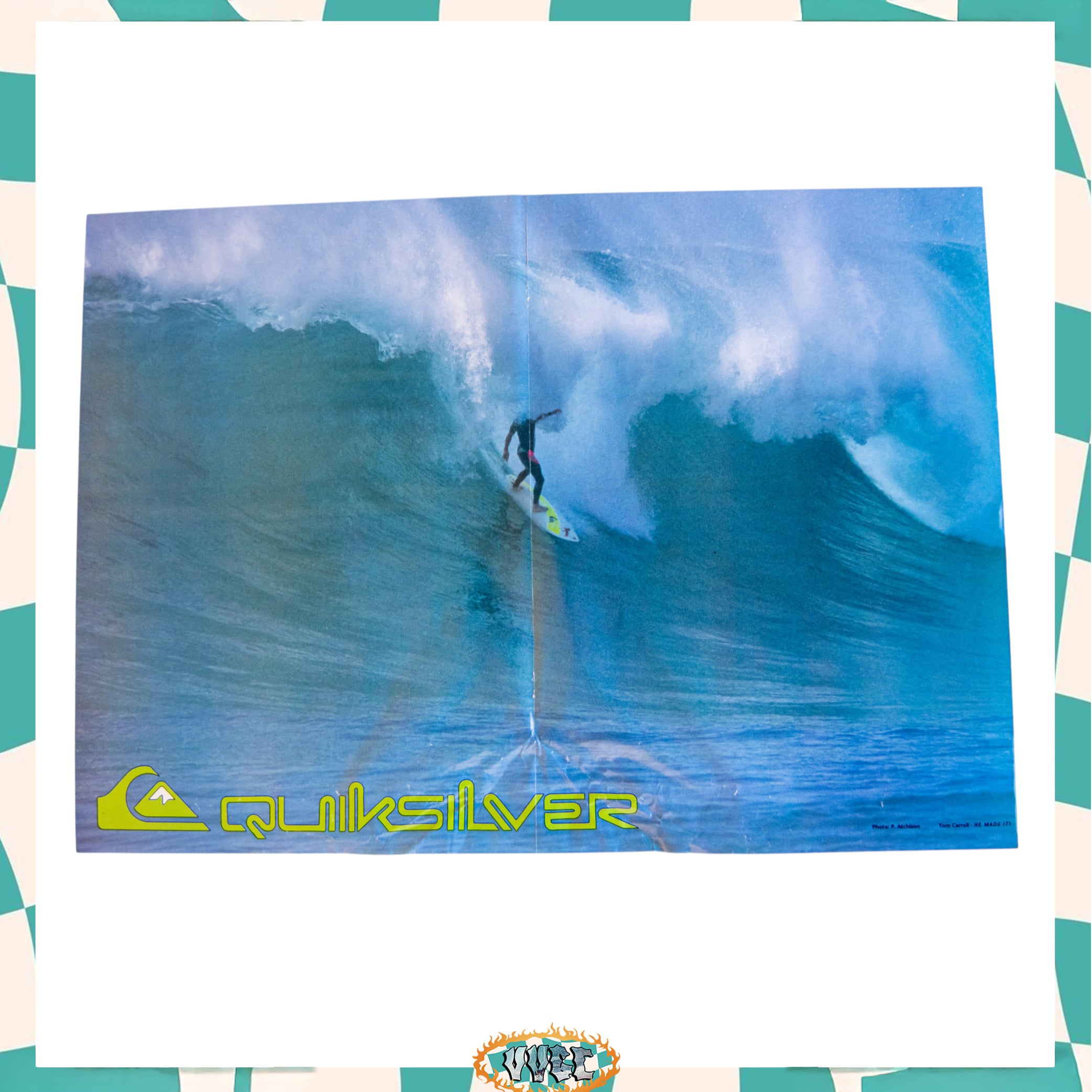 90's Quiksilver "Tom Carroll" Poster