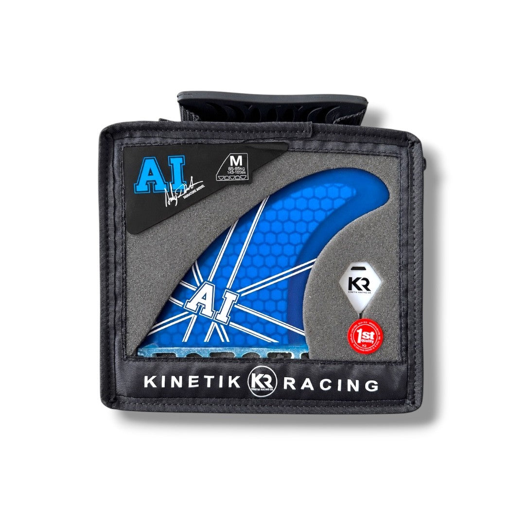 Kinetik Racing "Andy Irons - Shogun Signature Series" Futures Twin Fin Set (M)