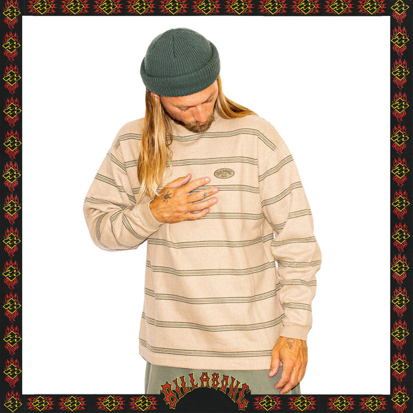 1998 Billabong Striped Sweatshirt (XL) *Deadstock*