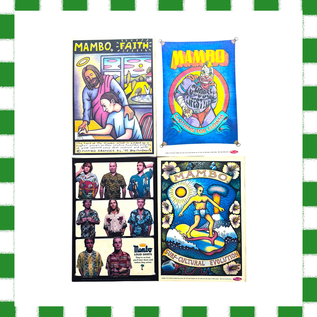 1990's Mambo Poster Bundle (A3)