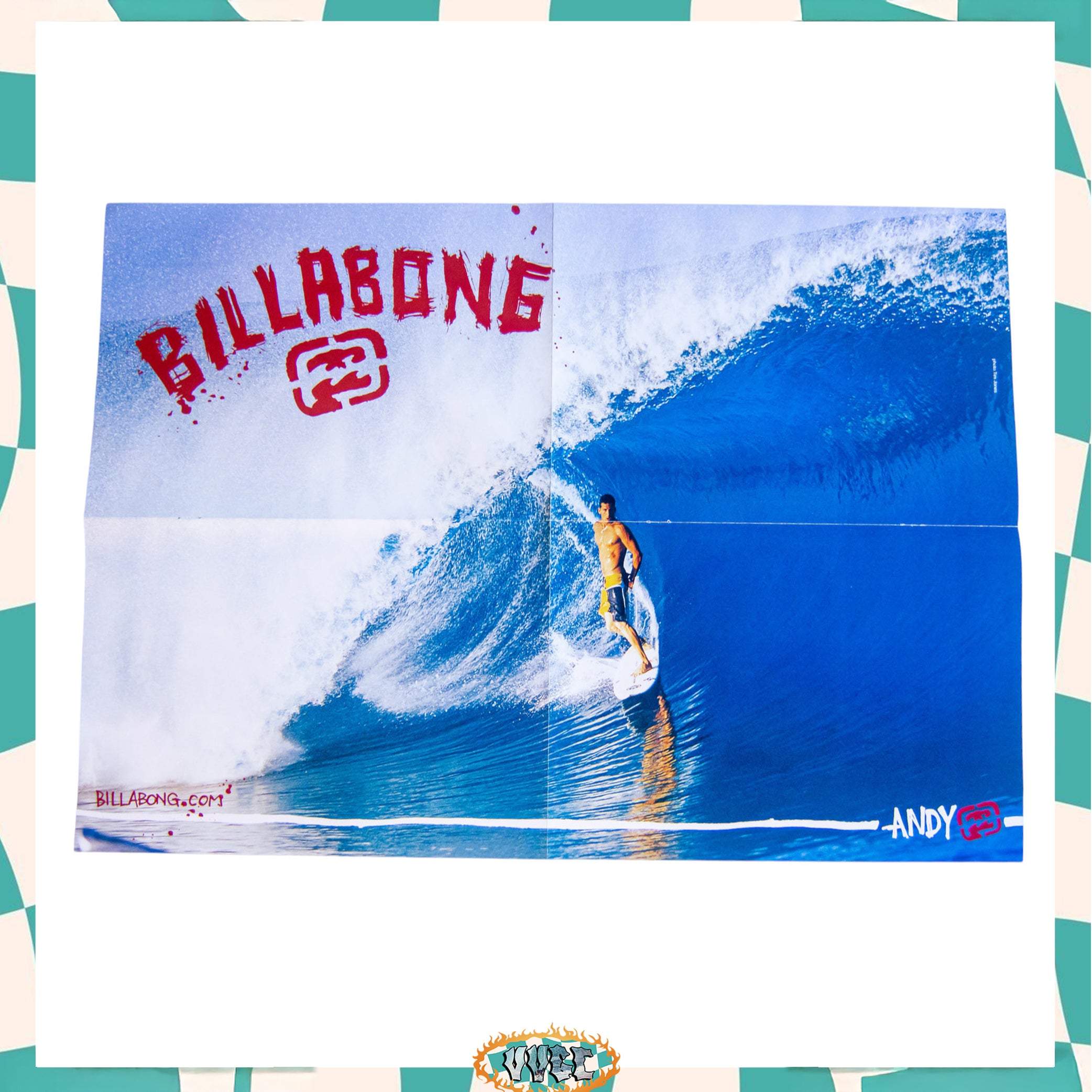 Y2K Billabong "Andy Irons" Poster (A2)