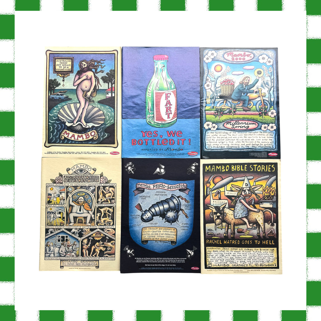 1990's Mambo Poster Bundle (A3)