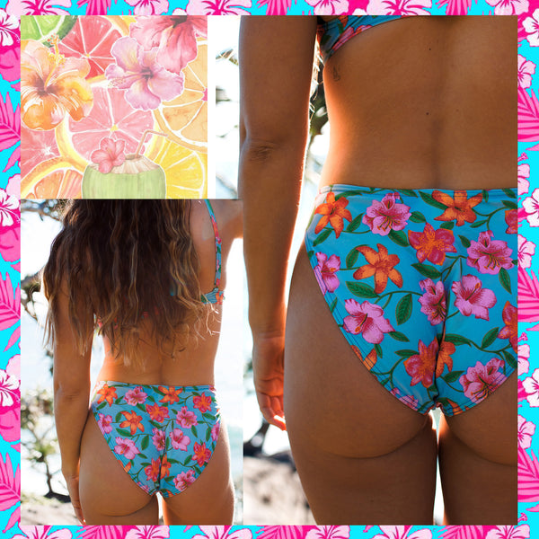 1990's Brian Rochford Floral Bikini Set (S)