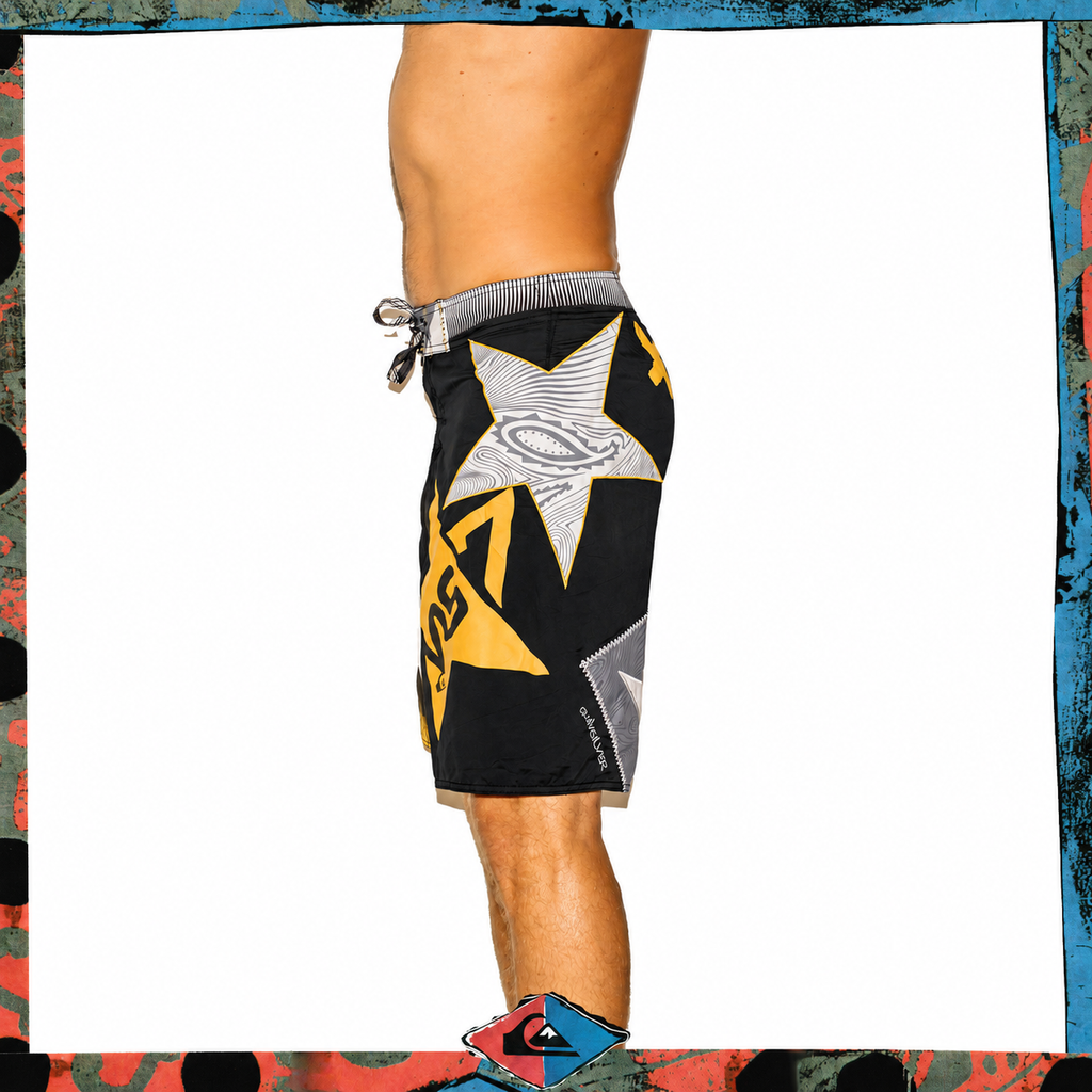 Y2K Quiksilver "Kelly Slater - 7x WC Signature Series" Boardies (32")