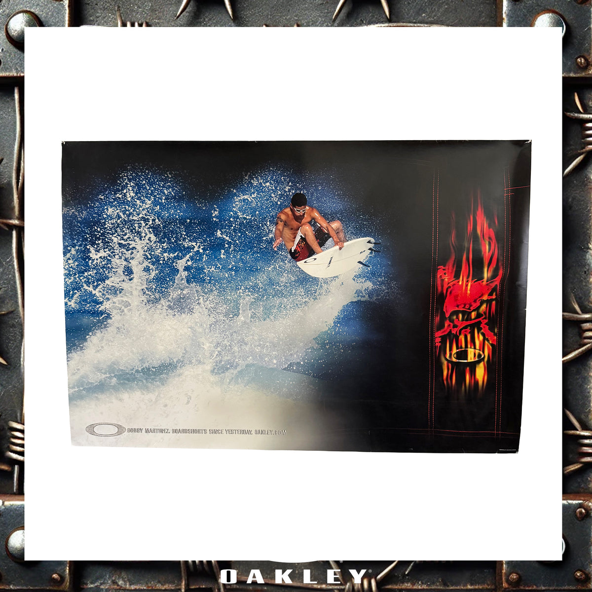 Y2K Oakley "Bobby Martinez - Boardshorts" Giant Advertisement Poster (27"x40")