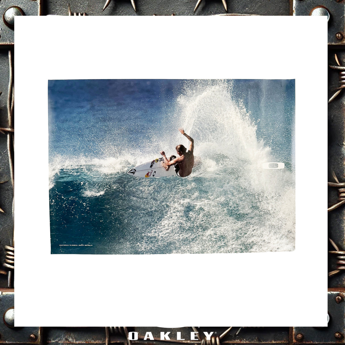 Y2K Oakley "Bruce Irons - Double Sided" Big Advertisement Poster (20.5"x28.5")