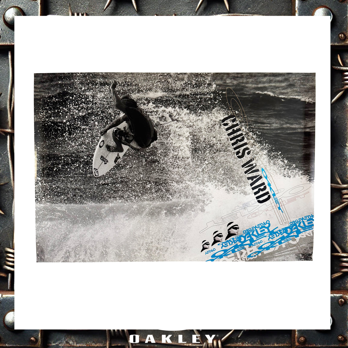 Y2K Oakley "Chris Ward" Giant Advertisement Poster (27"x40")
