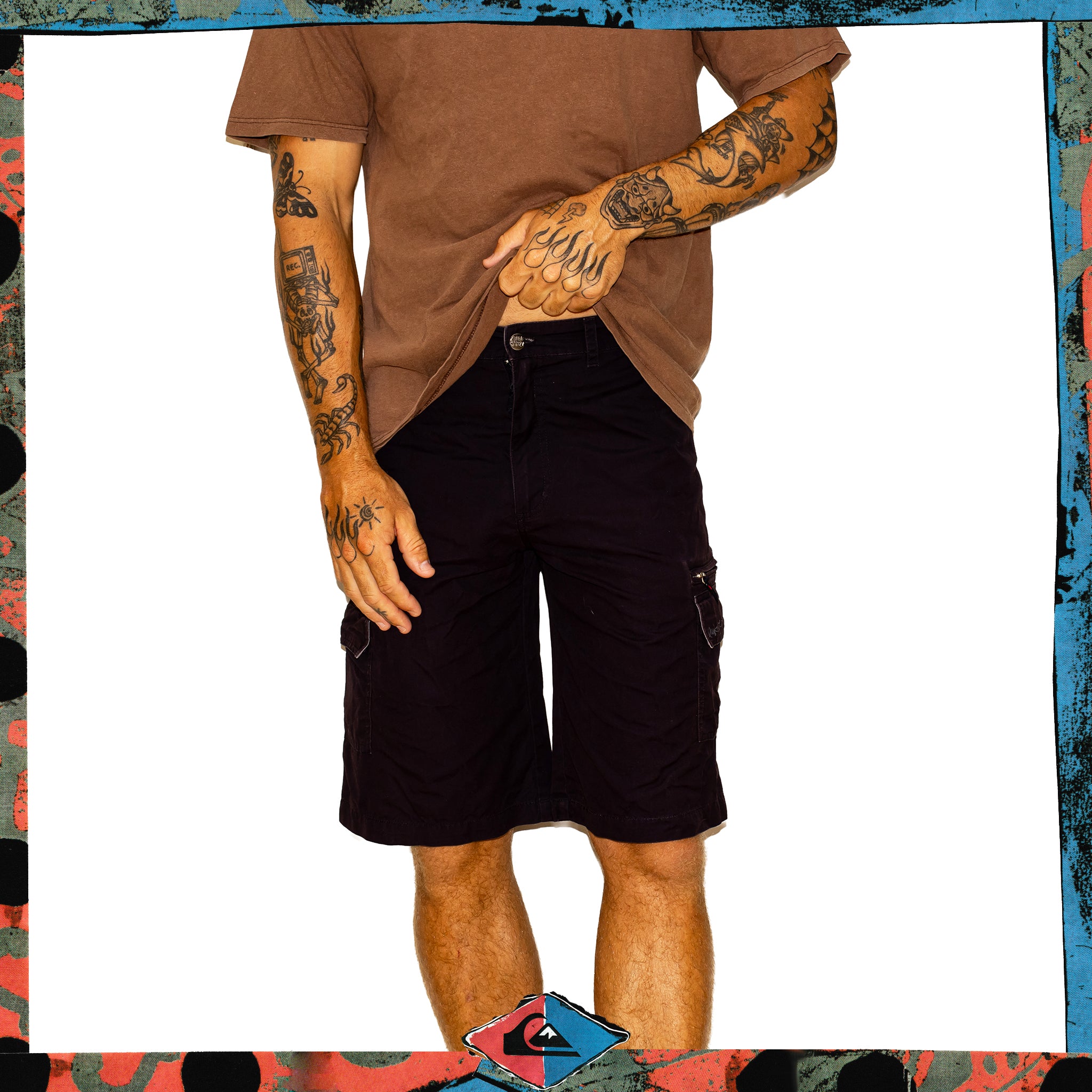Y2K Quiksilver Cargo Shorts (28")