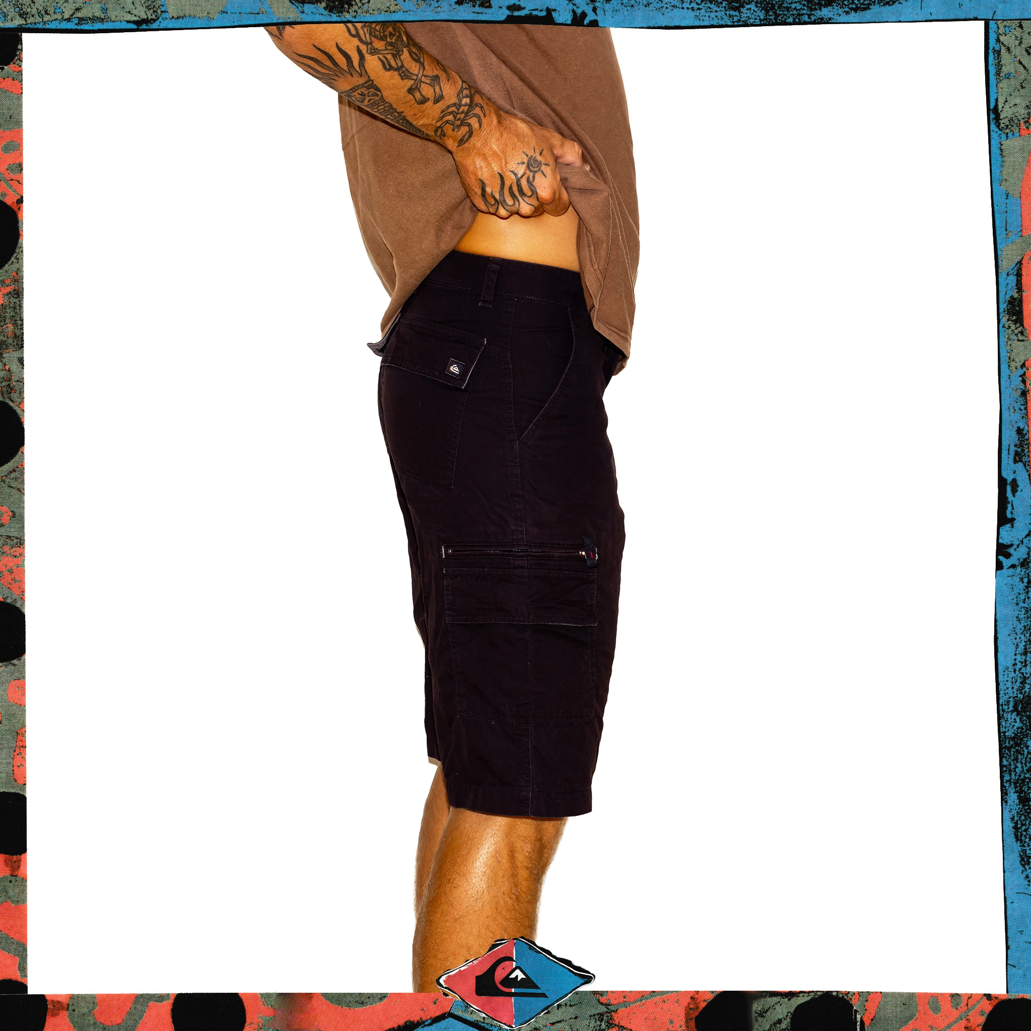 Y2K Quiksilver Cargo Shorts (28")