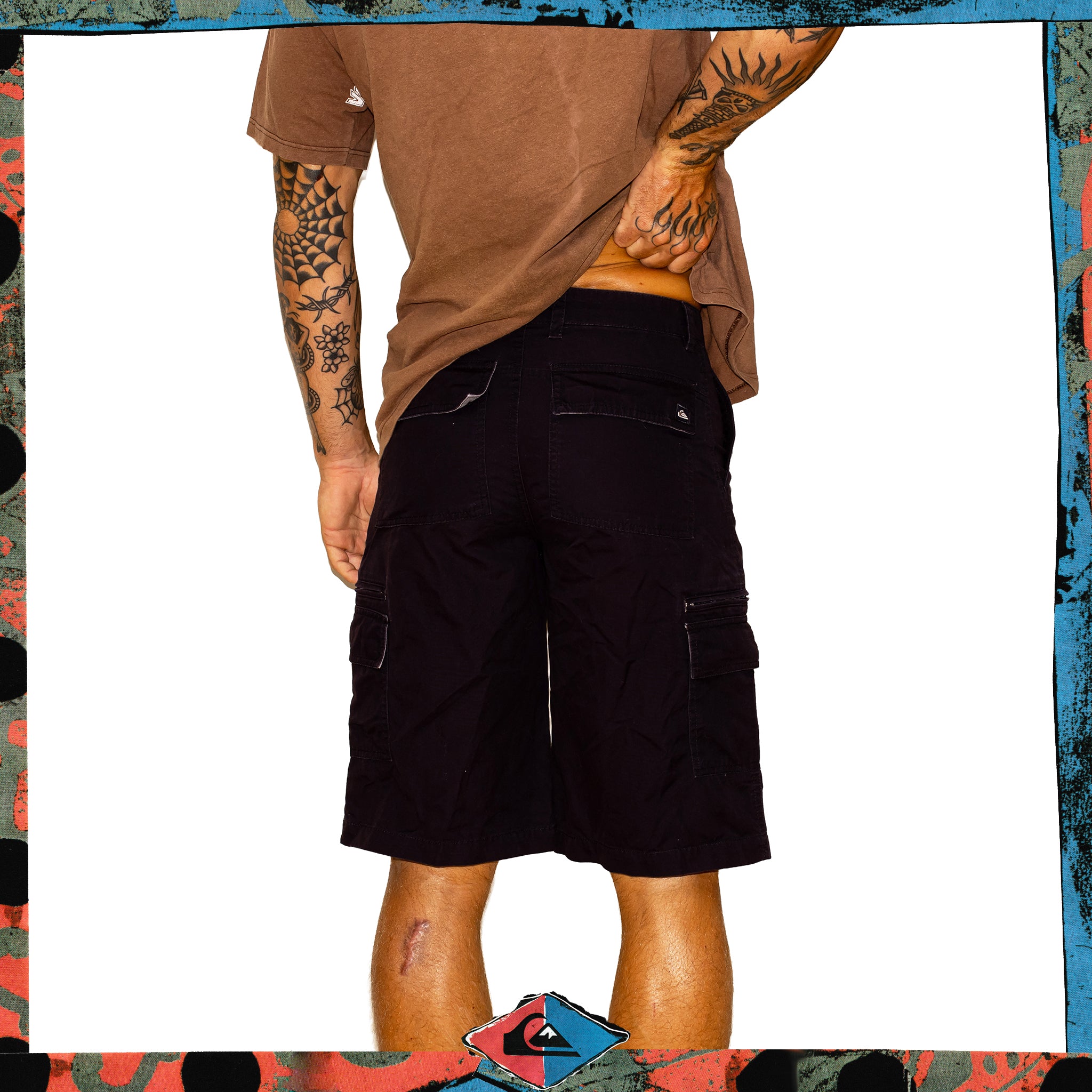 Y2K Quiksilver Cargo Shorts (28")