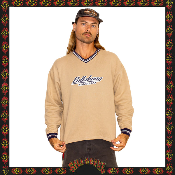 1990's Billabong Spellout Ringer Sweatshirt (L)