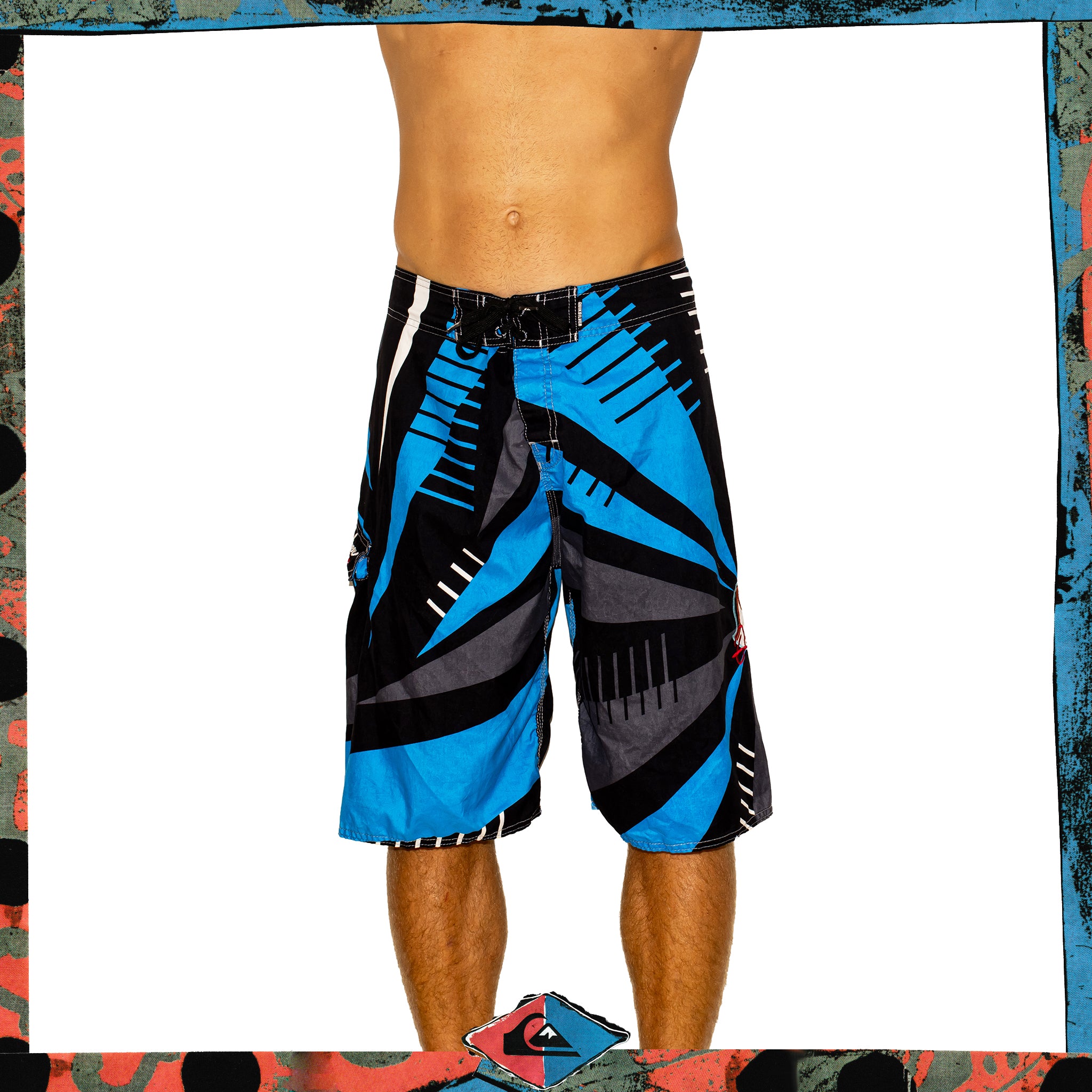 Y2K Quiksilver Supreme Tech Boardies (36")