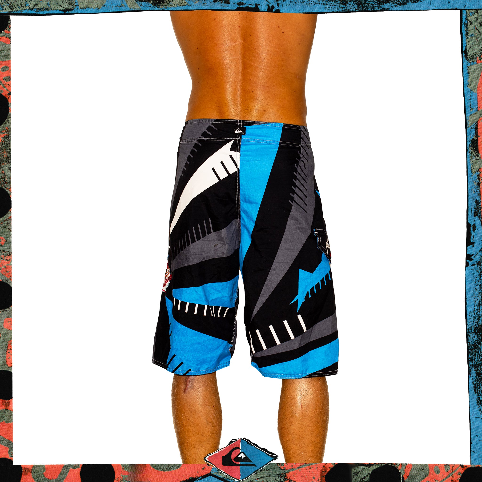 Y2K Quiksilver Supreme Tech Boardies (36")