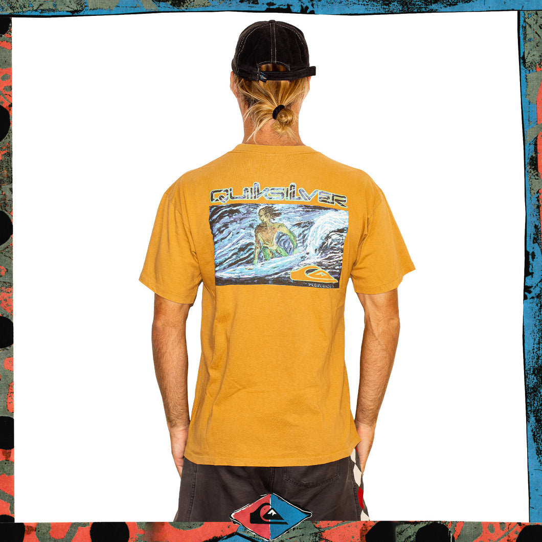 1990's Quiksilver Graphic Tee (L)