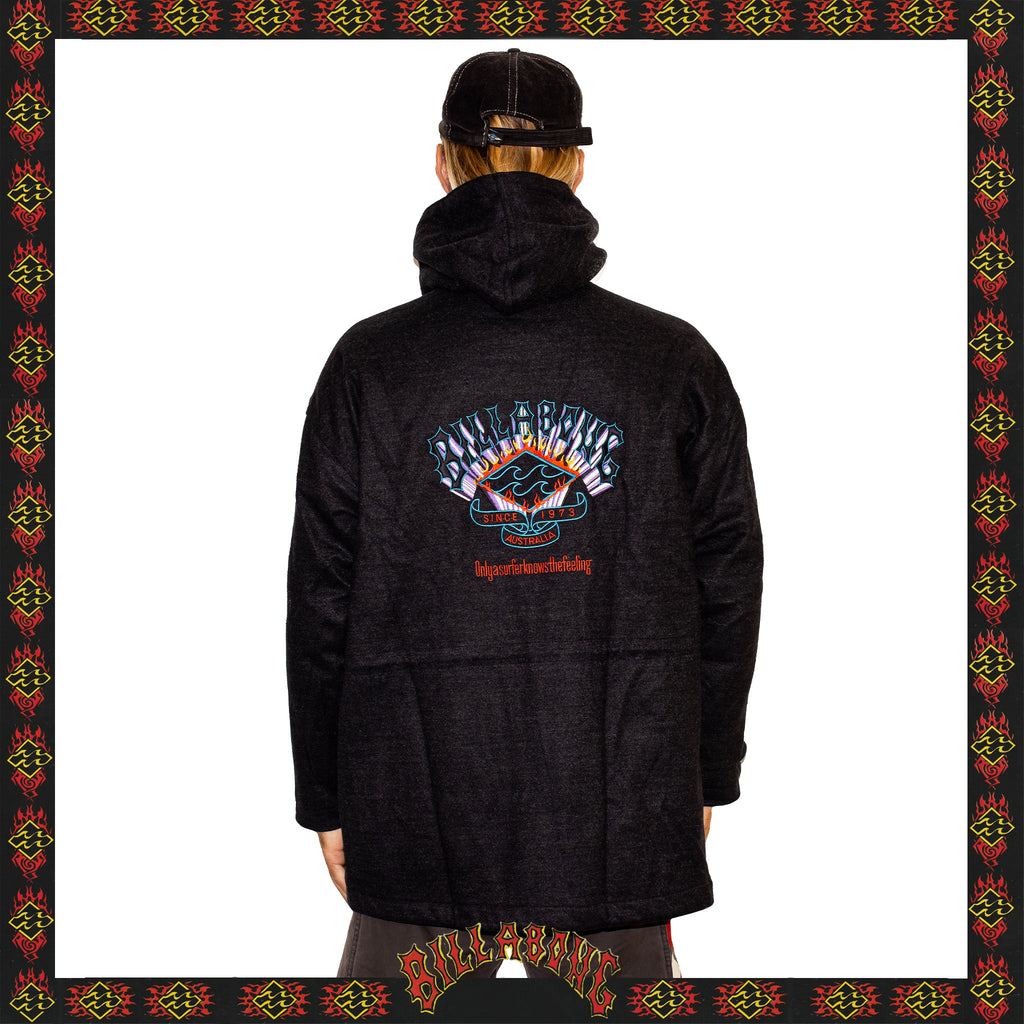 1991 Billabong Spellout "Heavy Weight" Embroidered Jacket (XL)