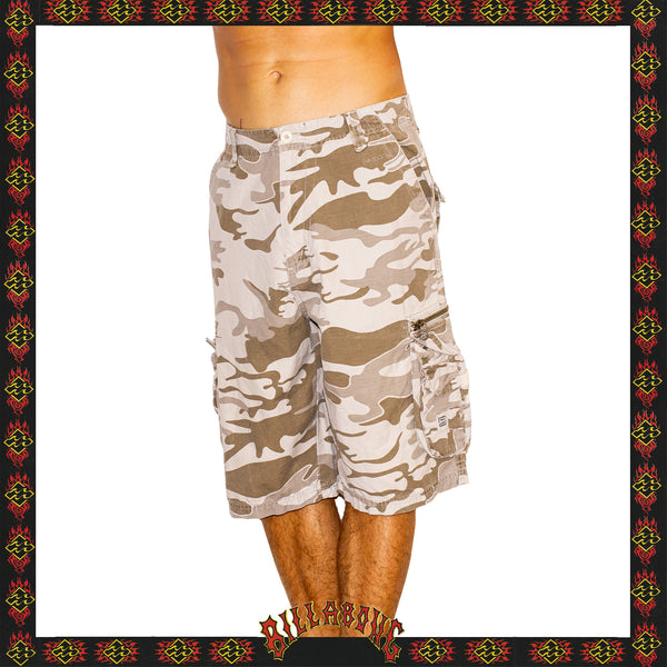 Y2K Billabong Camo Cargo Shorts (34