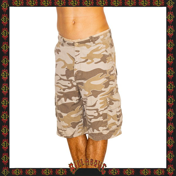 Y2K Billabong Camo Cargo Shorts (32