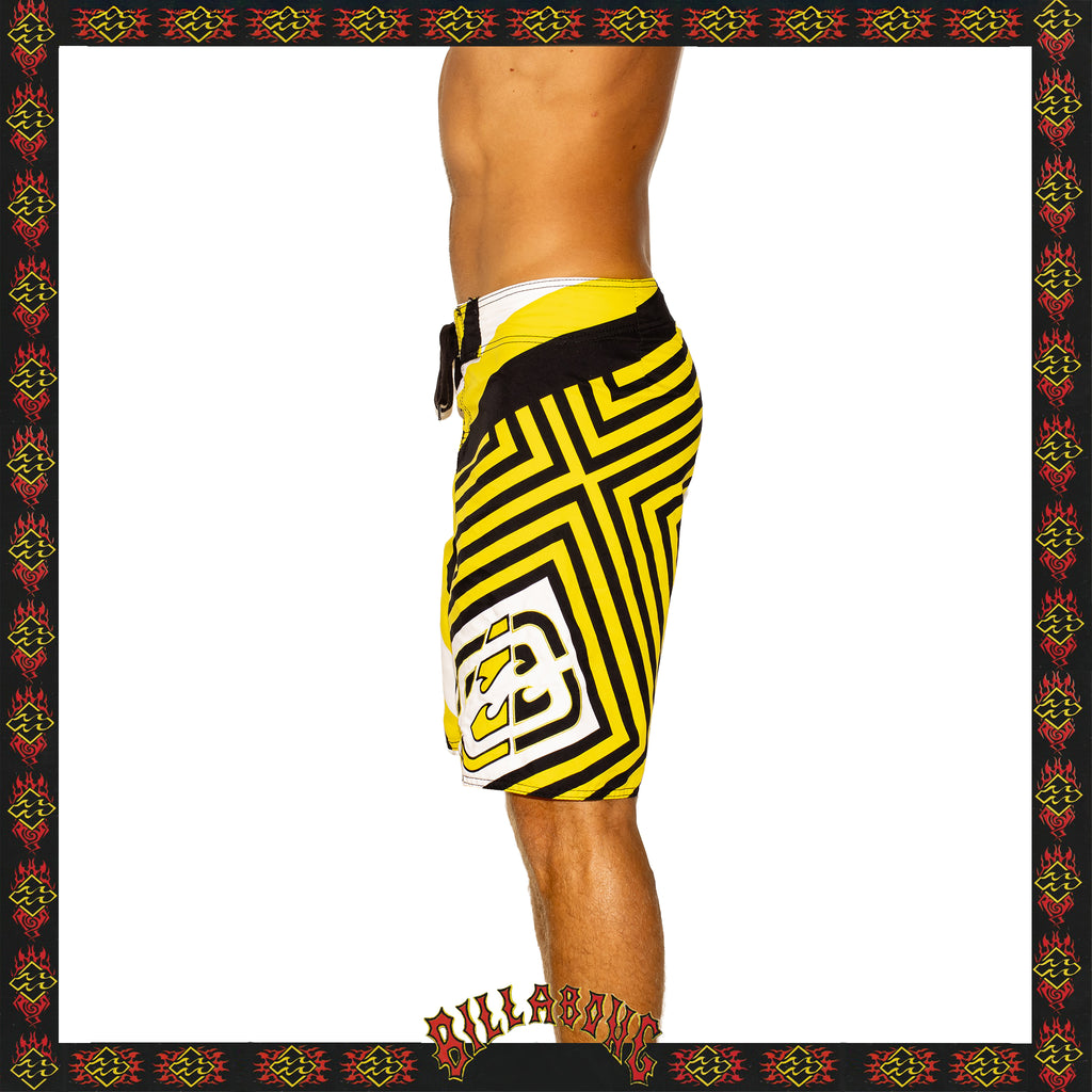 Y2K Billabong "Taj Burrow - Teeb 3 Signature Series" Boardies (28") *DEADSTOCK*