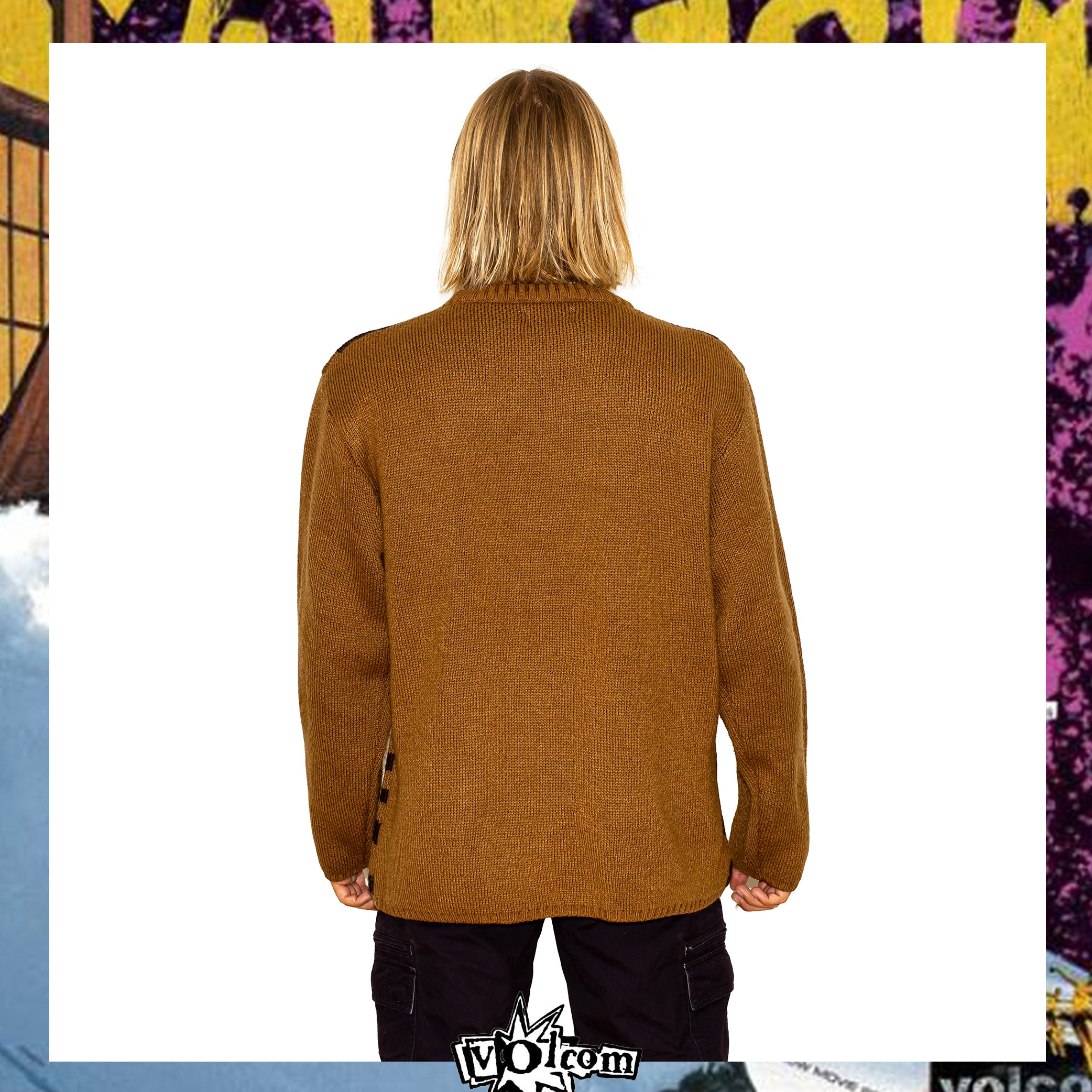 1990's Volcom Stone "Youth Liberation" Knit (L) *RARE*