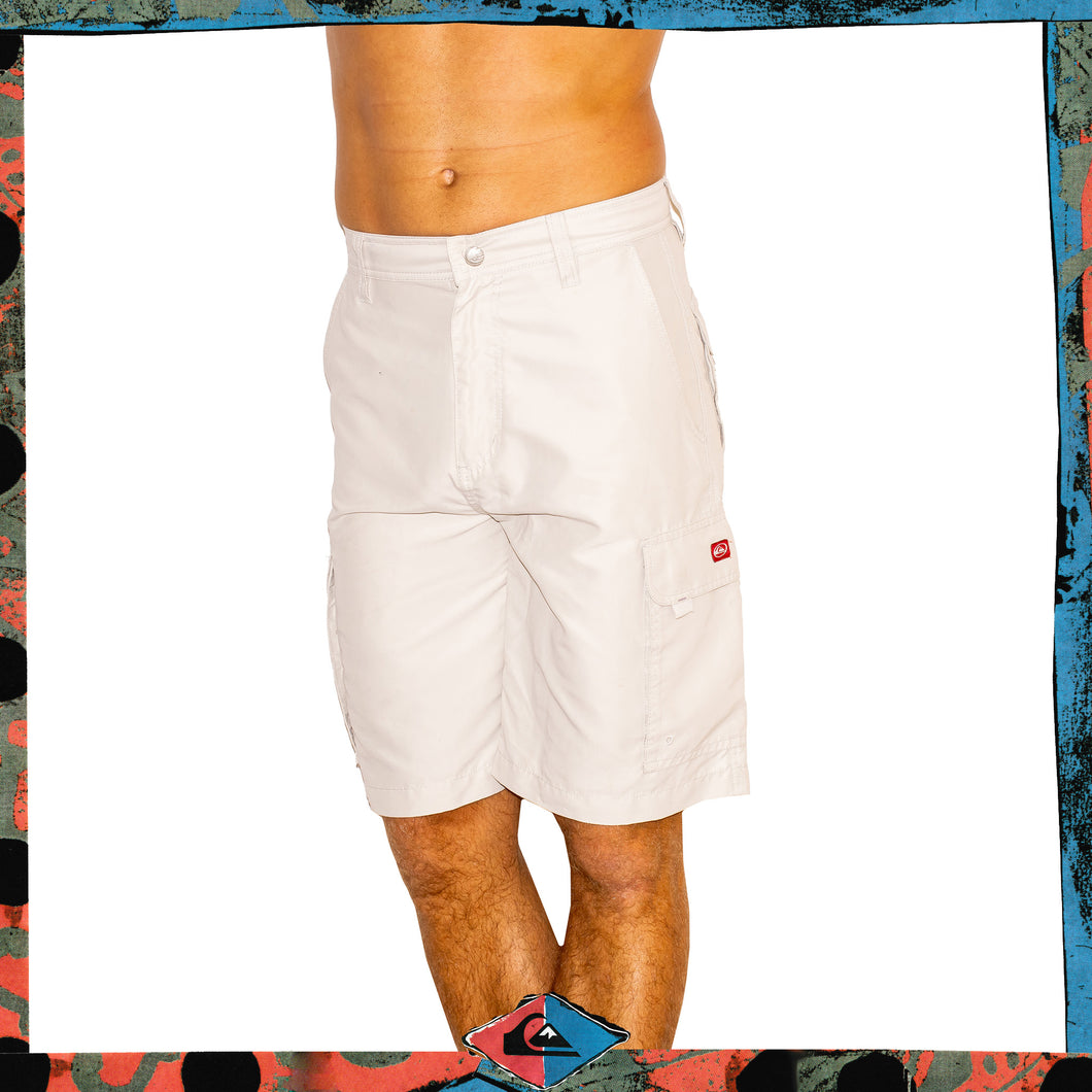 Y2K Quiksilver Poly Cargo Shorts (30