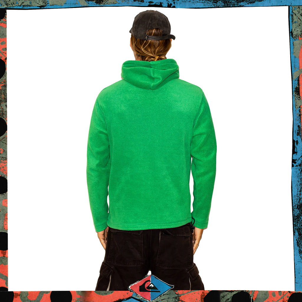 Y2K Quiksilver Fleece Spellout Hoodie (M)