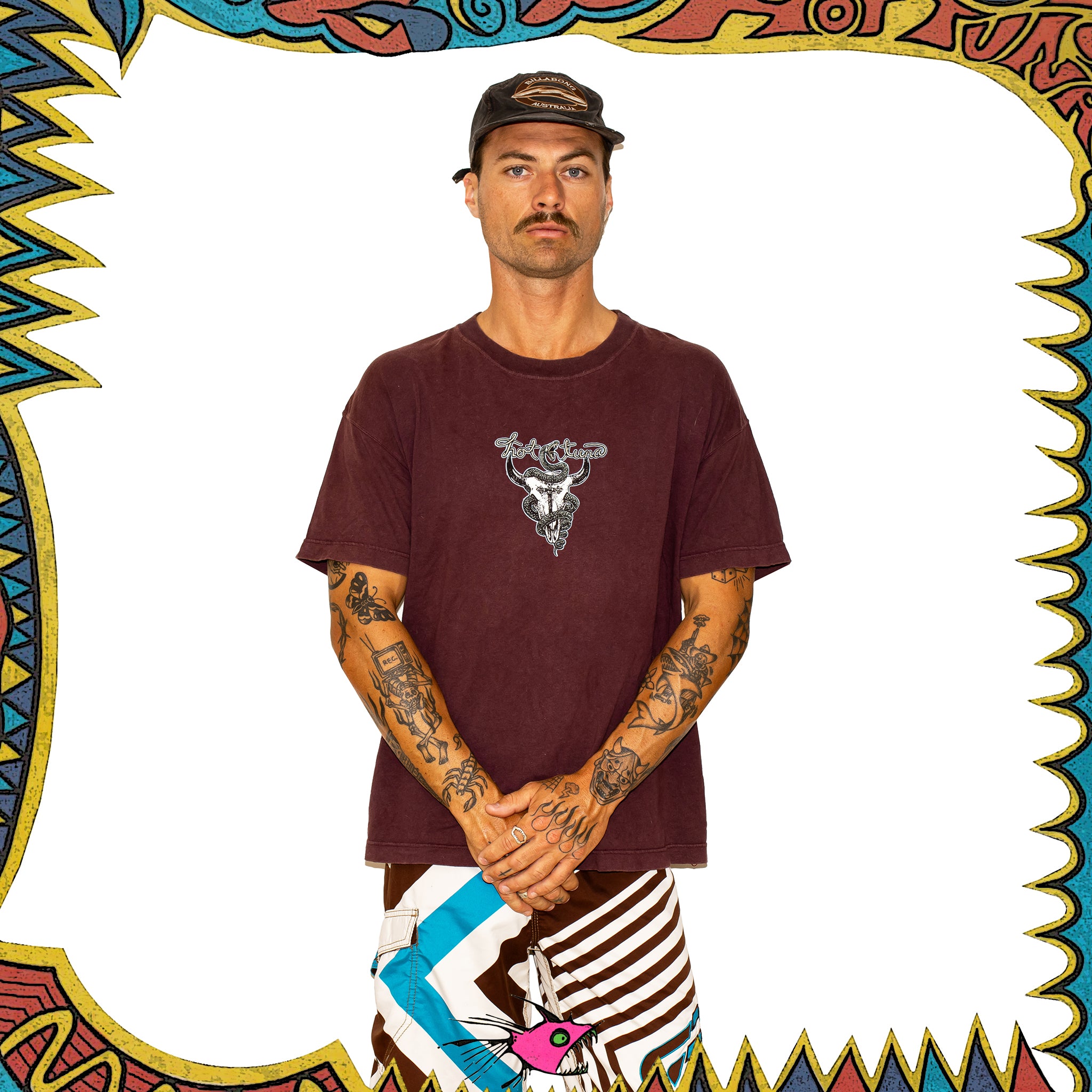 1990's Hot Tuna Graphic Tee (L)