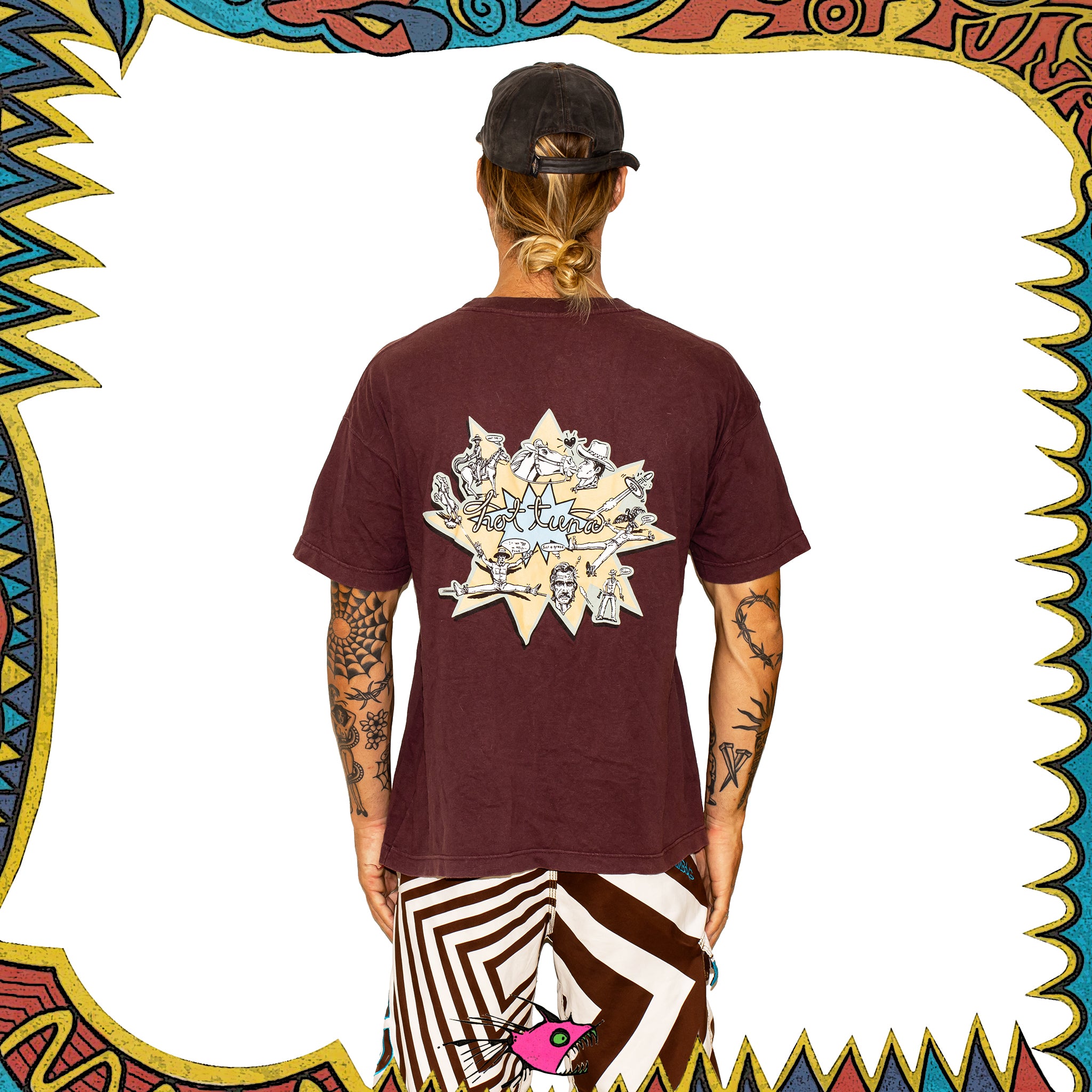 1990's Hot Tuna Graphic Tee (L)