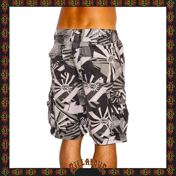 Y2K Billabong "Rising Sun" Cargo Shorts (32")