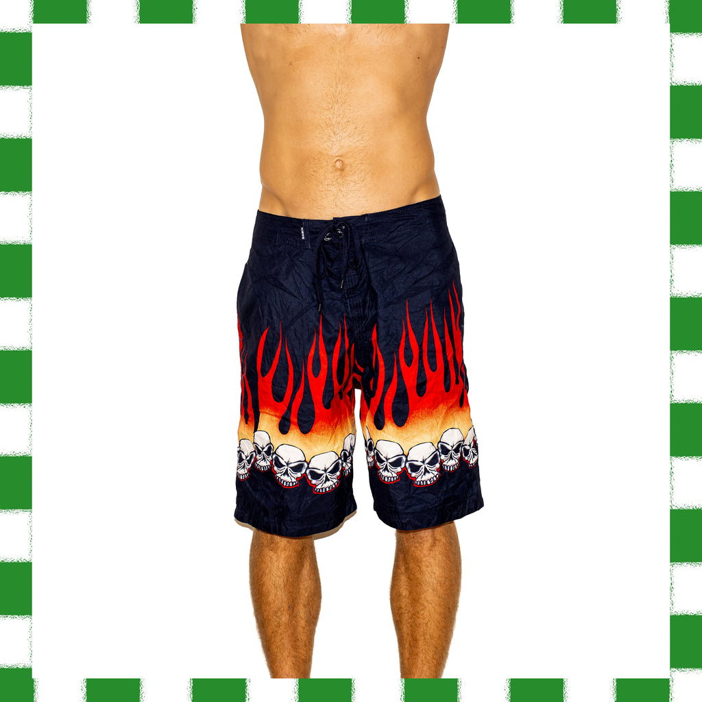 Y2K Basik Flame Tech Boardies (32")