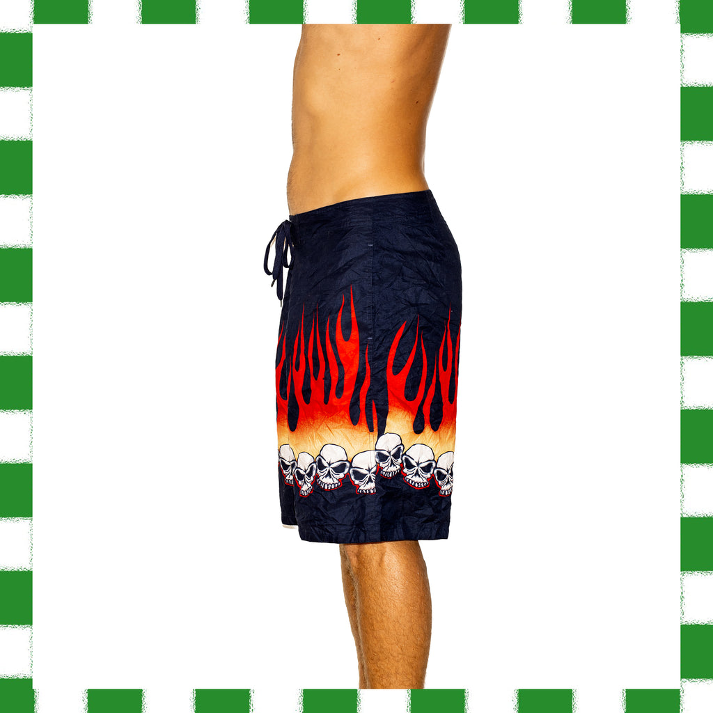 Y2K Basik Flame Tech Boardies (32")